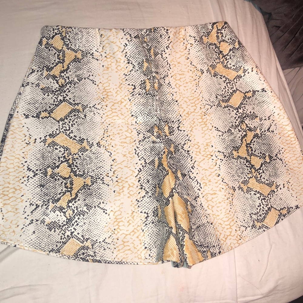 Snake Skin Shorts